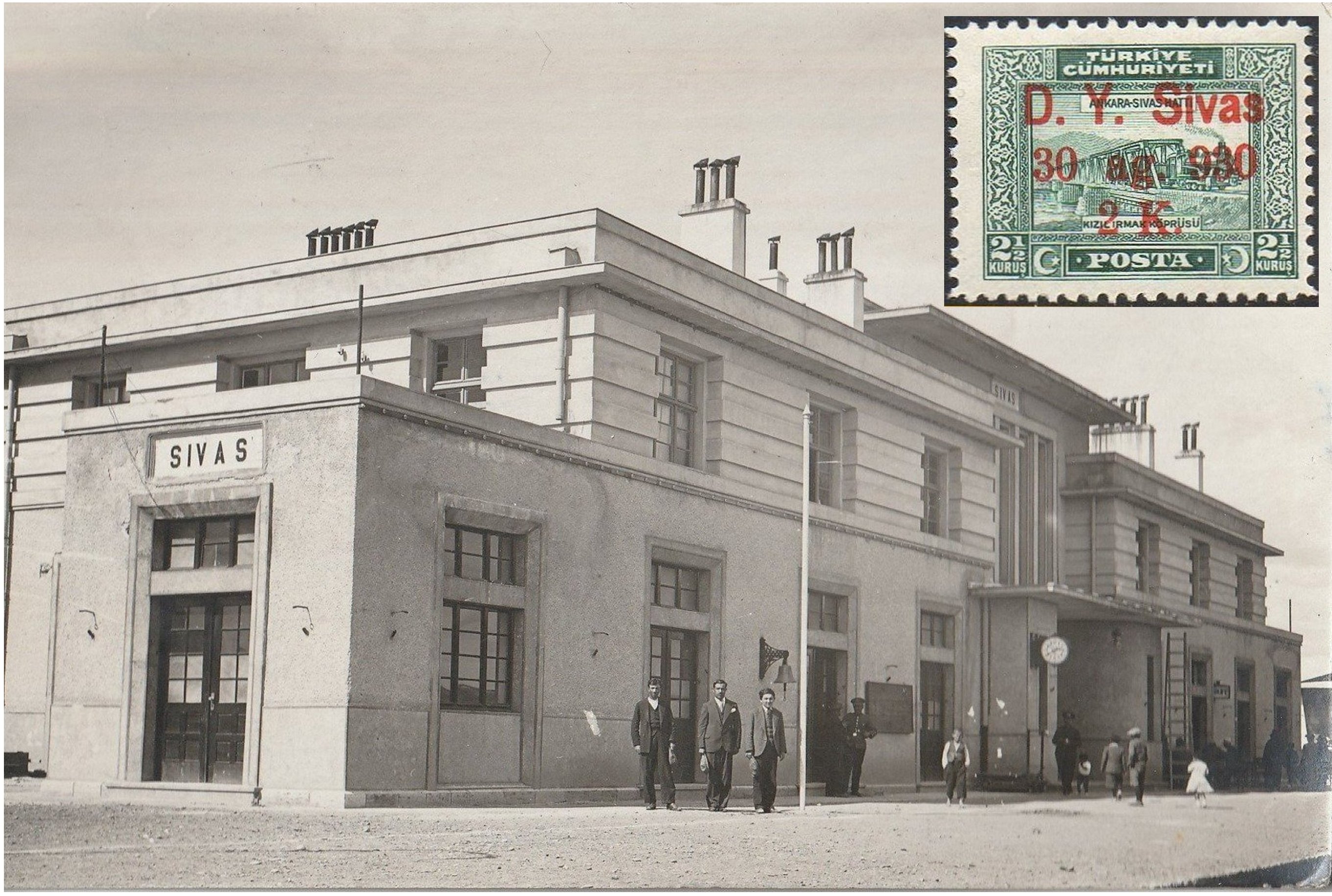 Turkey Sivas Rialway Station Gare Bahnhof